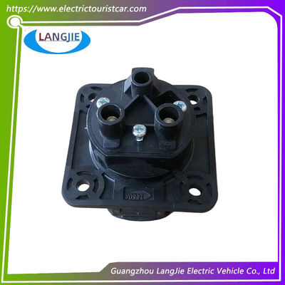 Mobil listrik untuk melihat-lihat mobil patroli mobil LVTONG 48V Asli Black Charger Socket