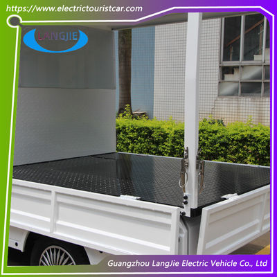 14 Seater Electric Sightseeing Bus, 72v Electric Shuttle Car dengan Fencing Cargo Box