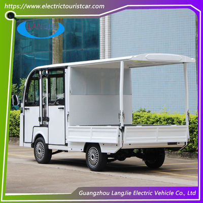 Mobil Resort Baterai Berkualitas Putih 5 Kursi Mobil Barang Listrik AC Motor Untuk Hotel
