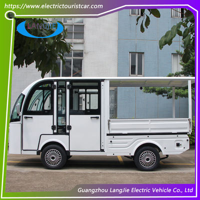Harga yang bagus Customized Color Electric Freight Car 5 Seats 48V / 5KW AC Motor Untuk Resort on line