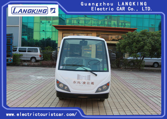 4KW Motor 48V Eight Seater model Y083A Bus Antar Jemput Listrik 18% Kemampuan Pendakian menggunakan hotel / universitas / taman