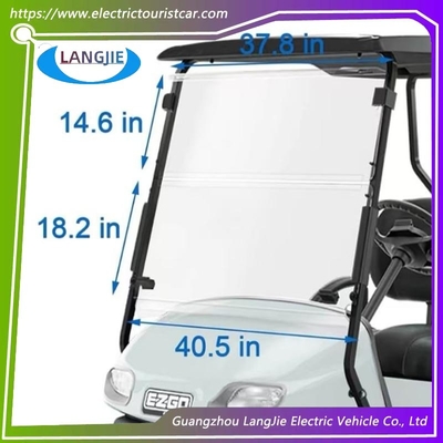 Harga yang bagus Kaca Depan Transparan Golf Cart Ezgo Txt Berkualitas Tinggi on line