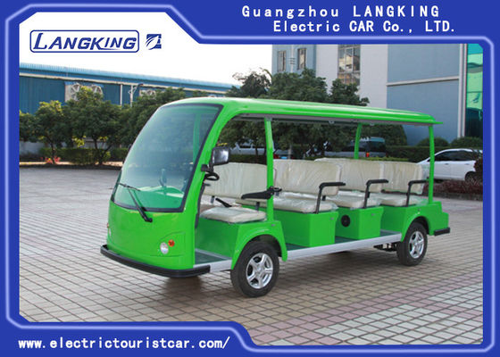 Mobil Wisata Listrik Ramah Lingkungan Hijau 11 Kursi Charger Onboard Frekuensi Tinggi