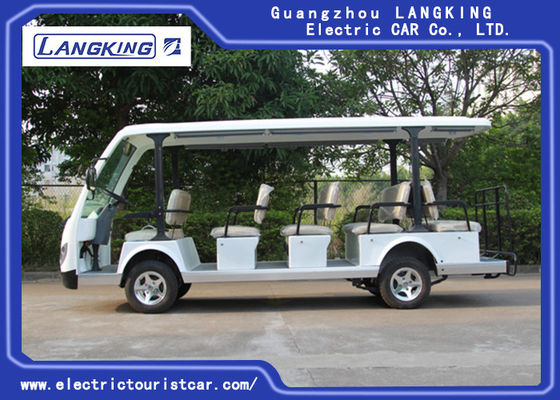 14 Seater Electric Sightseeing Bus, 72v Electric Shuttle Car untuk Pameran
