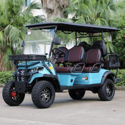 Harga yang bagus Luxury 6 Seater Electric Golf Cart with 72V/48V Lithium Battery 40km/h Max Speed and 80km Range on line