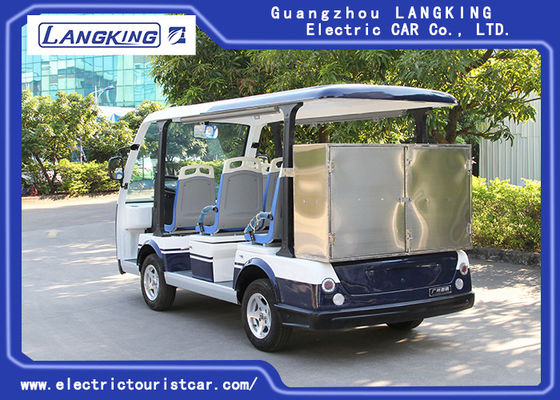 Mobil Listrik 8 Seater, Bus Turis Baterai Kering 48V 5KW Y083A Dengan Kotak Kecil Untuk Hotel