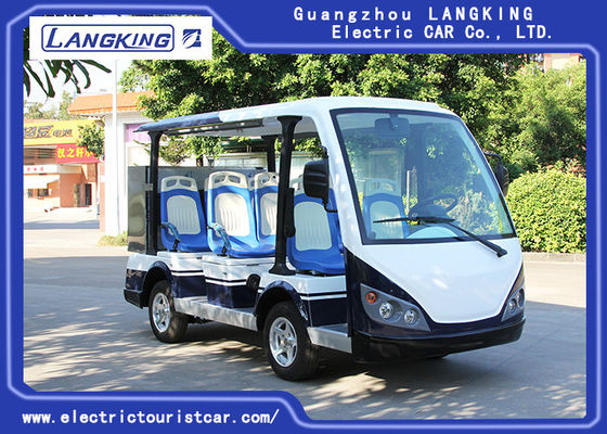 Mobil Listrik 8 Seater, Bus Turis Baterai Kering 48V 5KW Y083A Dengan Kotak Kecil Untuk Hotel