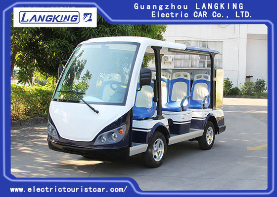 Mobil Listrik 8 Seater, Bus Turis Baterai Kering 48V 5KW Y083A Dengan Kotak Kecil Untuk Hotel