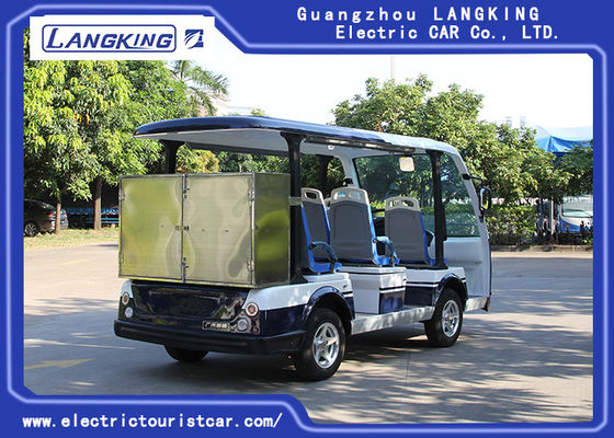 Mobil Listrik 8 Seater, Bus Turis Baterai Kering 48V 5KW Y083A Dengan Kotak Kecil Untuk Hotel