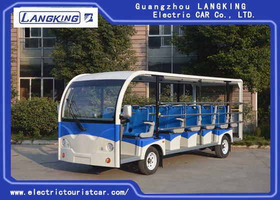 Harga yang bagus 23 Kendaraan Antar Jemput Plastik Seater Listrik 5300 × 1730 × 2250mm Kebisingan Rendah on line