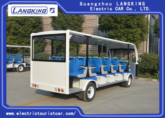 23 Kendaraan Antar Jemput Plastik Seater Listrik 5300 × 1730 × 2250mm Kebisingan Rendah