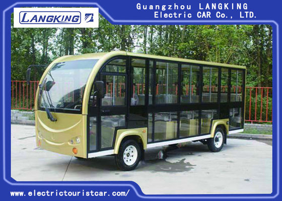 Harga yang bagus 18 Orang Bus Antar Jemput Listrik Untuk Turis Kid / Kereta Penumpang Listrik on line