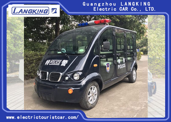 Mobil Patroli Listrik Hitam 6 Kursi, 18% Kemampuan Pemanjatan Muatan Model X065