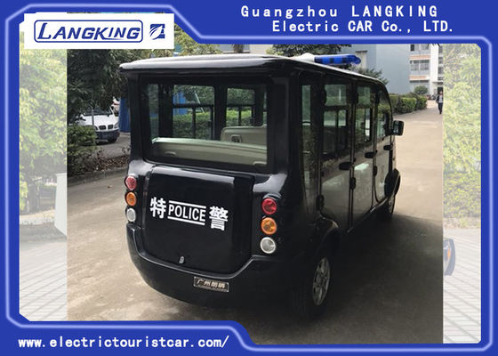 Mobil Patroli Listrik Hitam 6 Kursi, 18% Kemampuan Pemanjatan Muatan Model X065