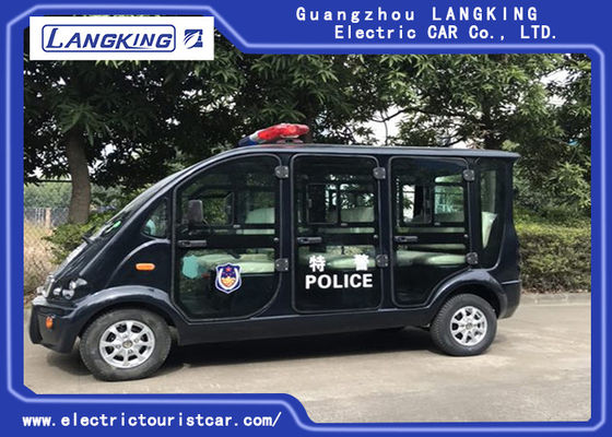 Mobil Patroli Listrik Hitam 6 Kursi, 18% Kemampuan Pemanjatan Muatan Model X065