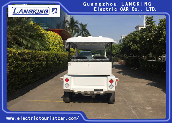 4 Seater Electric Golf Cart Mobil Patroli Untuk Keamanan Cruise Car Dengan Perhatian Cahaya