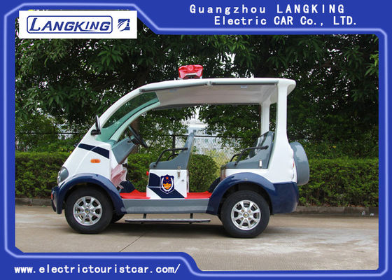 4 Seater Electric Golf Cart, Electric Security Carts Pemeliharaan dengan Baterai Gratis