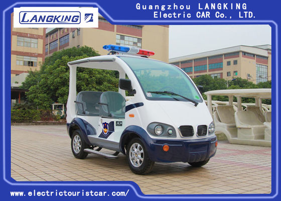 4 Seater Electric Golf Cart, Electric Security Carts Pemeliharaan dengan Baterai Gratis