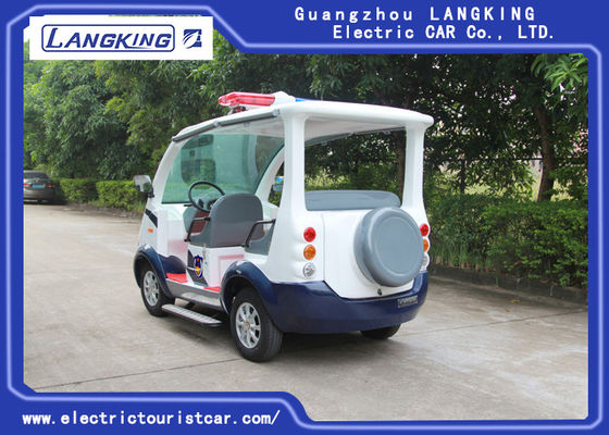 4 Seater Electric Golf Cart, Electric Security Carts Pemeliharaan dengan Baterai Gratis