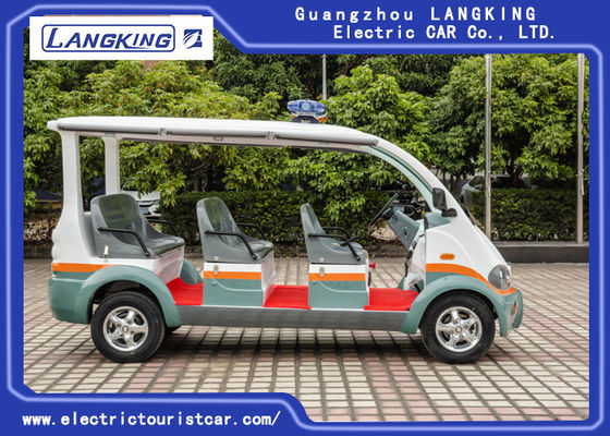 City Street 8 Kursi Mobil Patroli Listrik Fiber Glass Bahan Kursi Tubuh Dengan Tirai