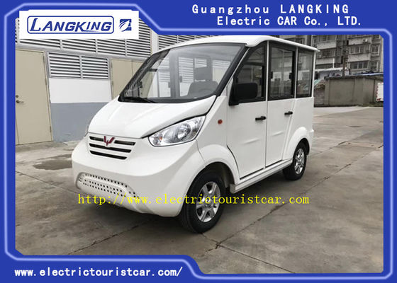 Resort Car 5 Penumpang Electric Sightseeing Bus Model Motor Listrik 48v RWD Drive