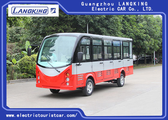 Harga yang bagus 14 Penumpang Mobil Pintu Tertutup Mobil Tamasya Listrik Dengan Kapasitas Pesiar Unggul 72 Volt Motor AC 7.5KW on line