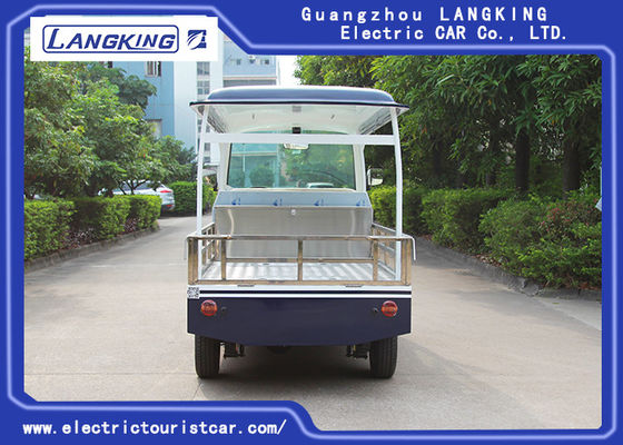 900KGS 48V DC Motor Utility Cargo Vehicle / Truk Pengangkut Listrik Dengan Atap Atau Keranjang