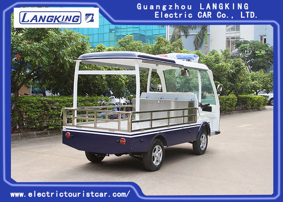 900KGS 48V DC Motor Utility Cargo Vehicle / Truk Pengangkut Listrik Dengan Atap Atau Keranjang