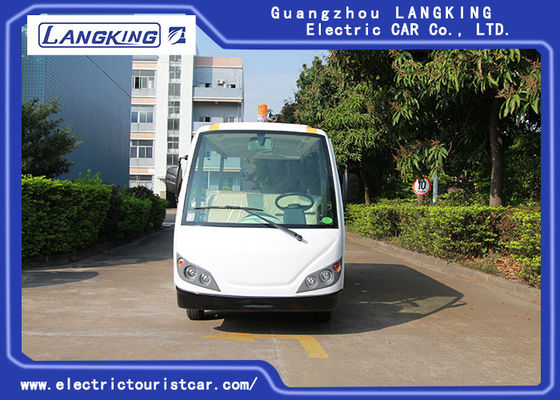 Cool 11 Kursi Cargo Kendaraan Tamasya Listrik Dengan Lampu Kecil 72V 7.5KW
