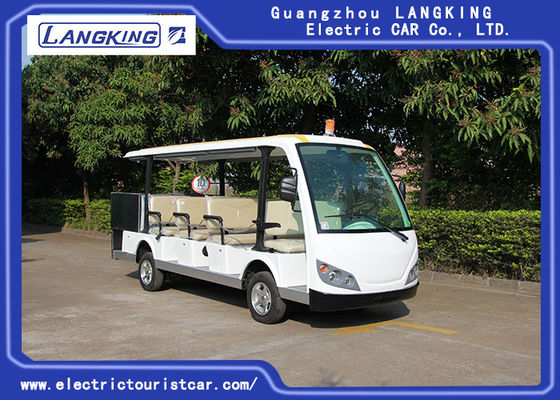 Harga yang bagus Cool 11 Kursi Cargo Kendaraan Tamasya Listrik Dengan Lampu Kecil 72V 7.5KW on line